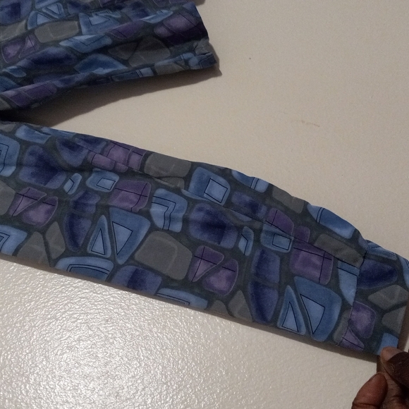 Vintage Christie & Jill Silk Button Shirt Size 12P - Picture 4 of 6